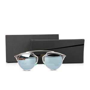 Dior So real Silver and Blue Sunglasses